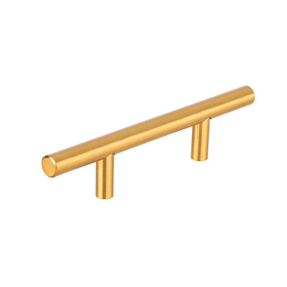 Washington Metal Cabinet Handle Brushed Aurum Gold 76 mm c/c