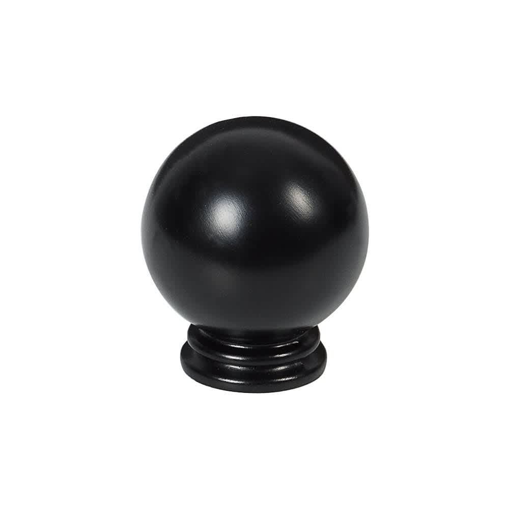 Firenze Metal Cabinet Knob Black 30 mm