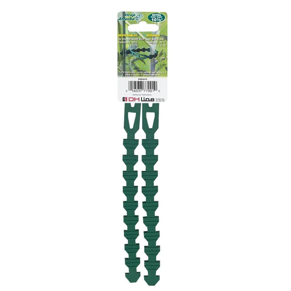 Attaches ajustables pour plantes 10 1/2 po Pqt/2