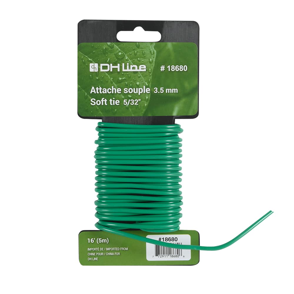 Attache souple pour plantes 5/32 po x 16 pi