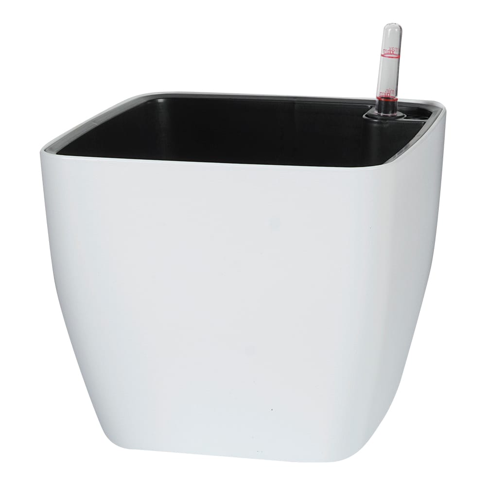 VERTUO Square Flower Pot 7 1/2 in. White