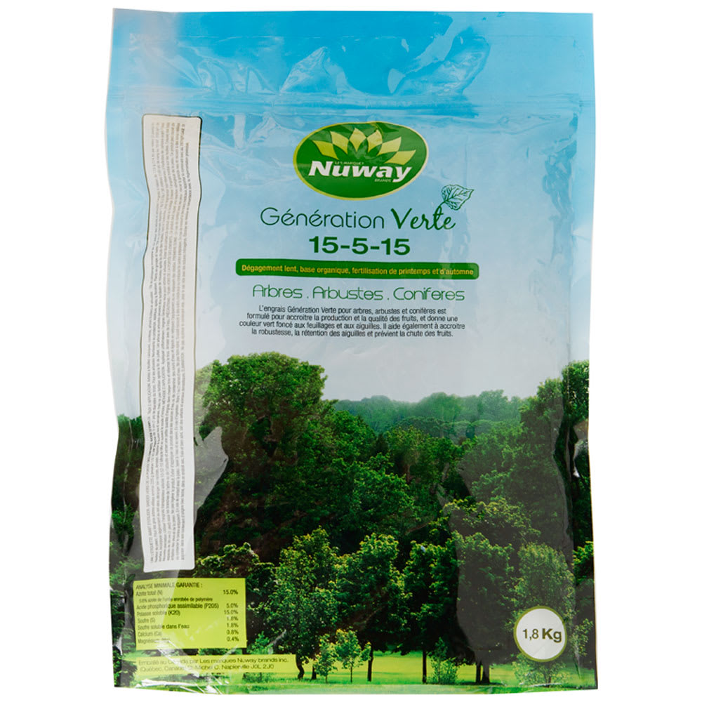 Engrais pour arbres et arbuste 15-5-15, 1,8 kg