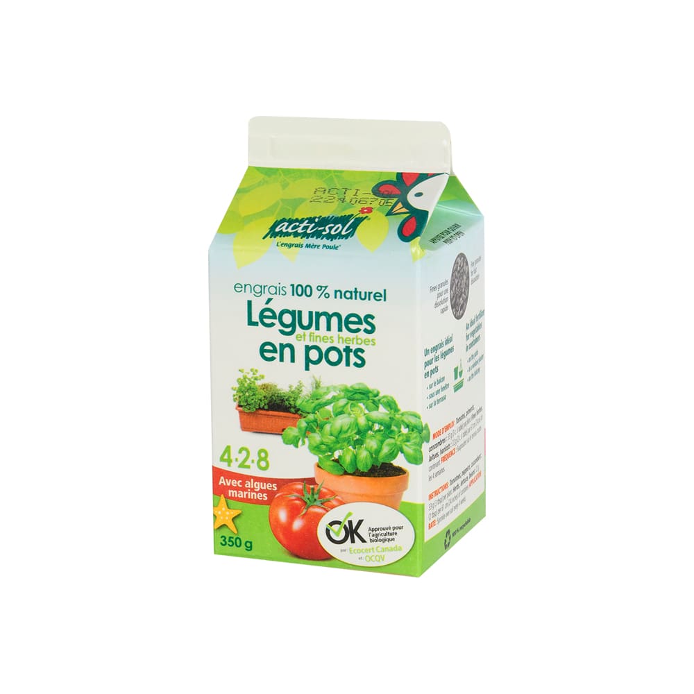 Vegetable & Herb Fertilizer 4-2-8, 350 g