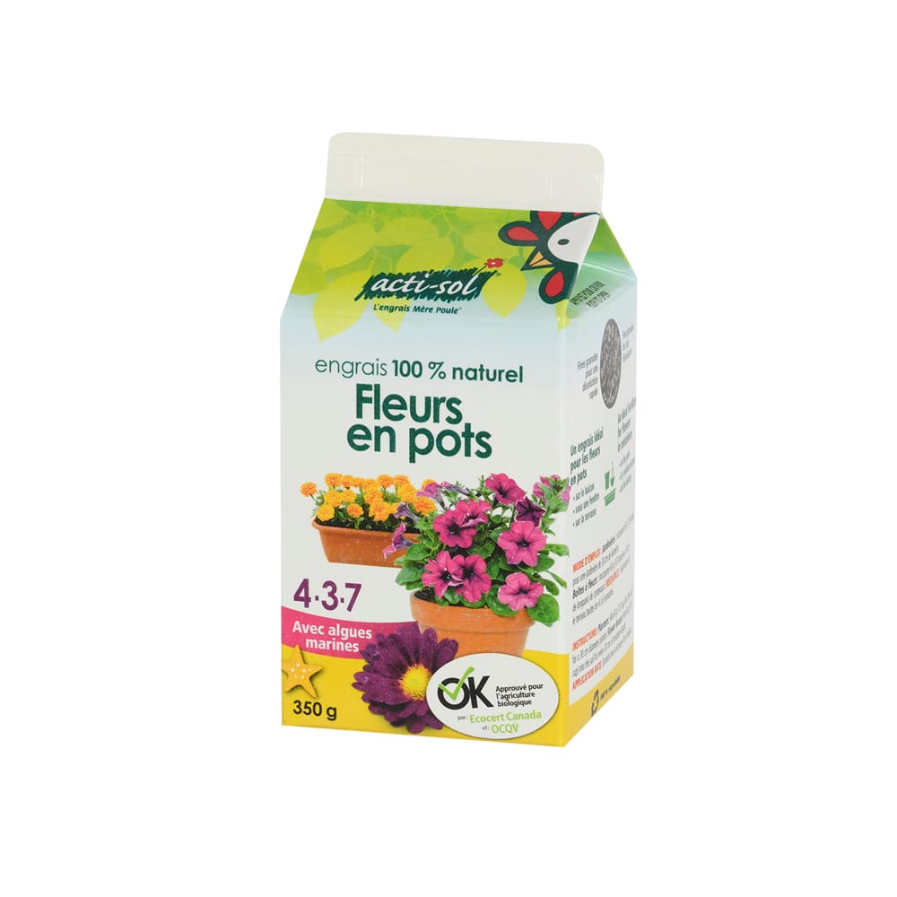 Engrais pour fleurs annuelles 4-3-7, 350 g