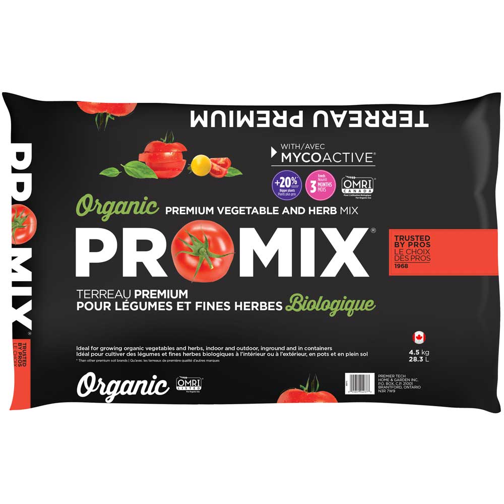 Organic Vegetable and Herb Mix 28.3 L