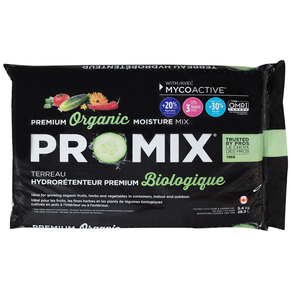 Terreau hydrorétenteur bio premium Pro-Mix 28,3 L