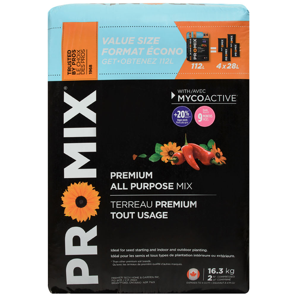 Terreau tout usage premium Pro-Mix 2 pi³ (112 L)