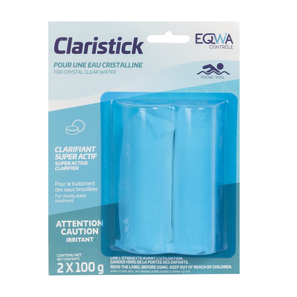 Clarifiant super actif pour piscines Claristick Pqt/2