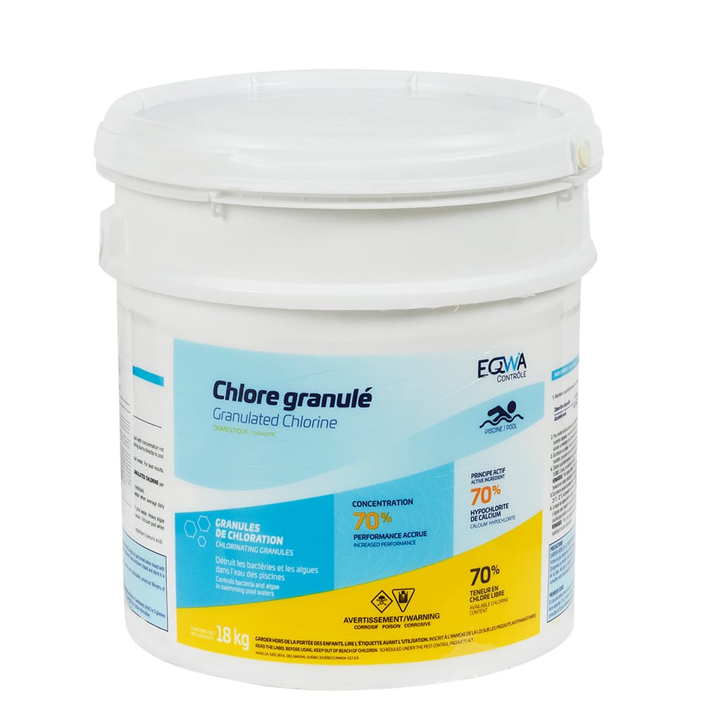 Chlore granulé 70% 18 kg