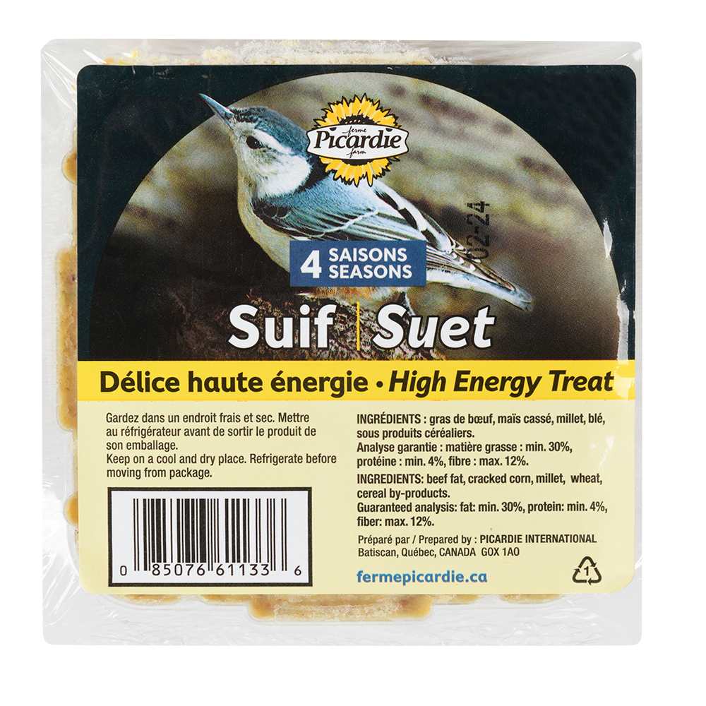 Gâteau de suif pour les oiseaux délice haute énergie 311 g