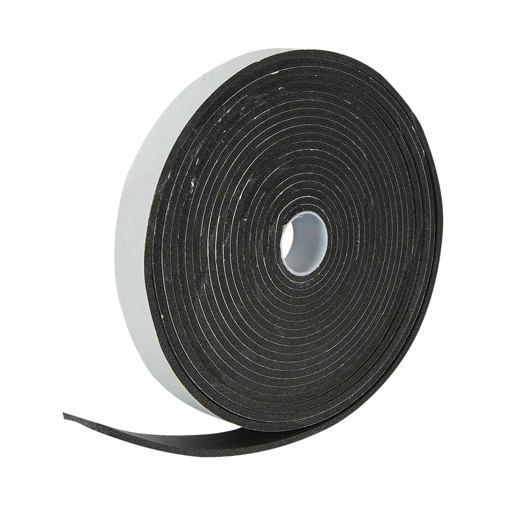 Ruban coupe-froid en mousse 3/16 po x 1 1/4 po x 30 pi