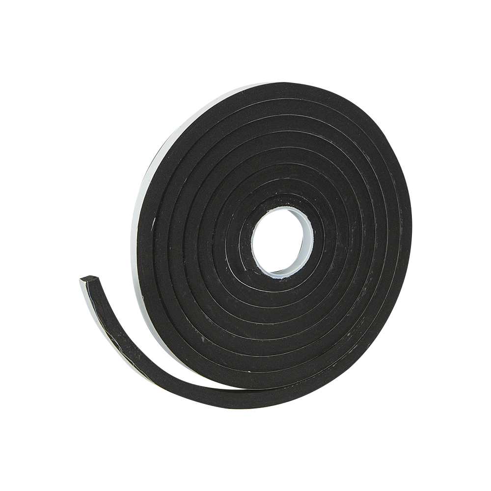 Ruban coupe-froid en mousse 1/4 po x 3/8 po x 10 pi