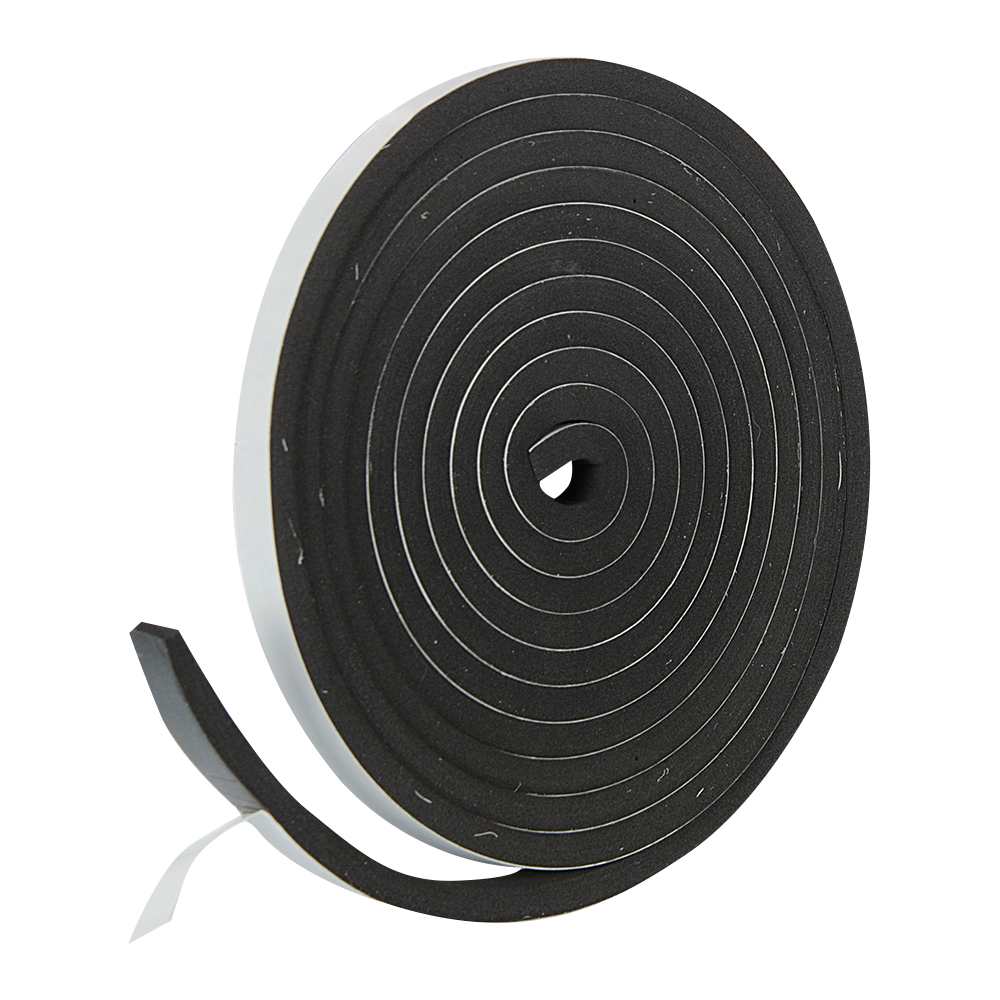 Ruban coupe-froid en mousse 1/4 po x 3/8 po x 10 pi