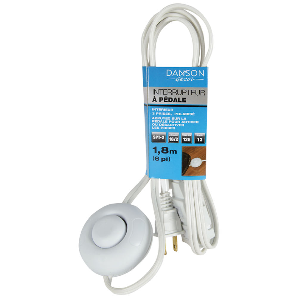 Rallonge électrique d'intérieur 6 pi