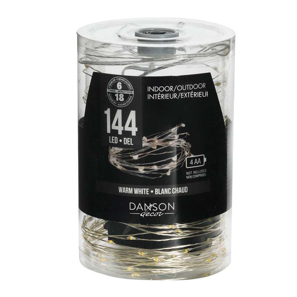 144 Micro LED Lights Set Pure White