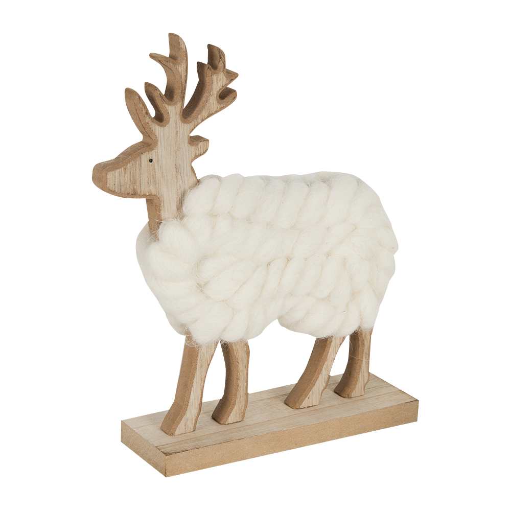 Chevreuil décoratif en bois