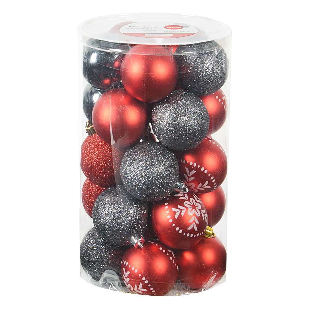 Boules de Noël 2 3/8 po Ens/25