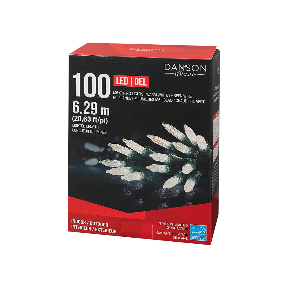 100 LED Mini Lights Set M5 Warm white