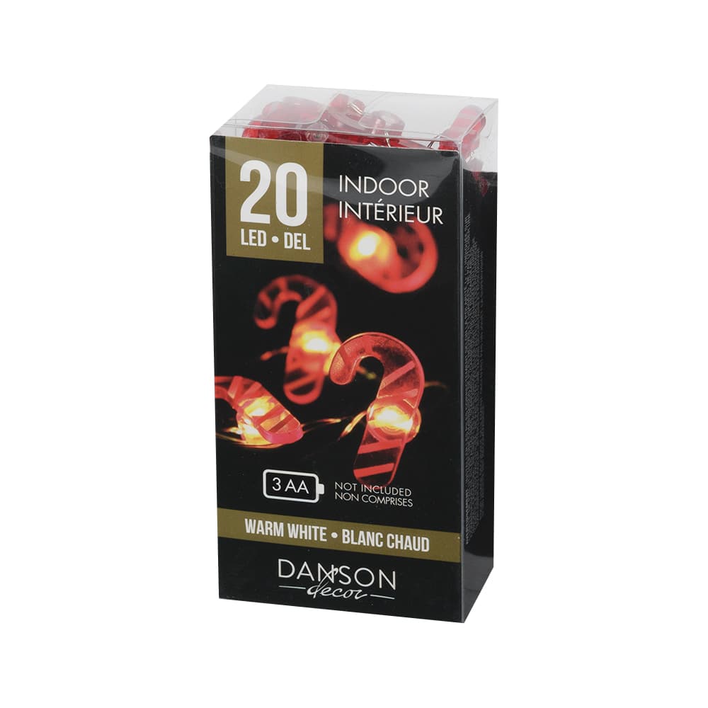 20 Christmas Themes LED Lights Set Warm White