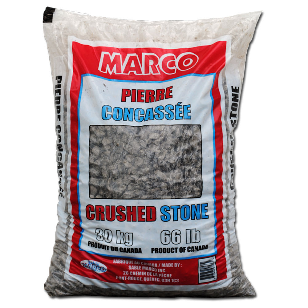 Pierre concassée 1/2 po 30 kg