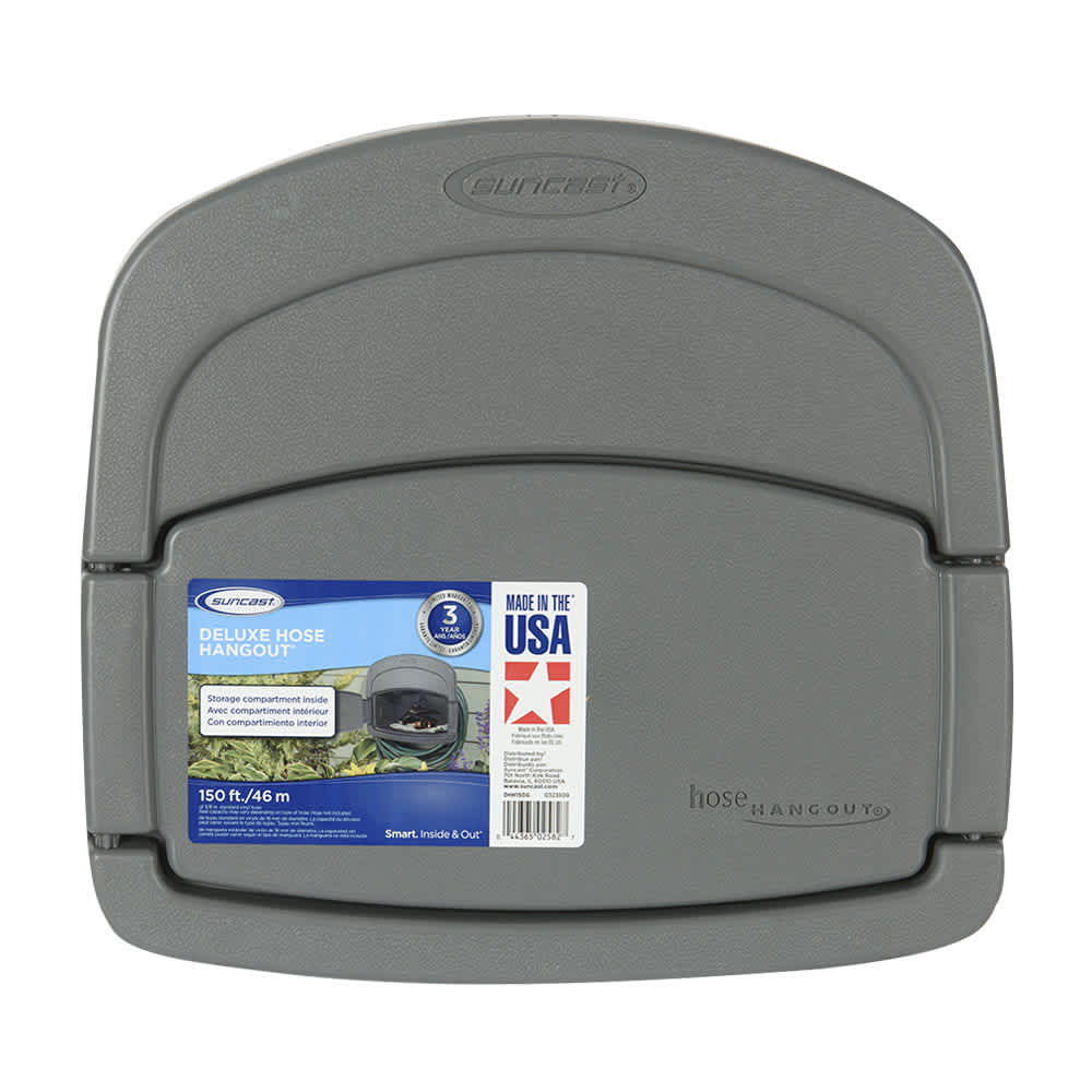 Support mural pour tuyau d'arrosage 150 pi