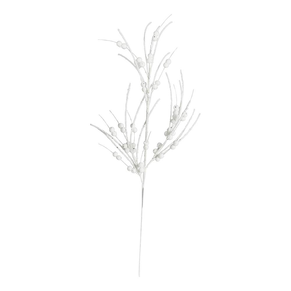 Pic décoratif boules blanches 29 1/2 po