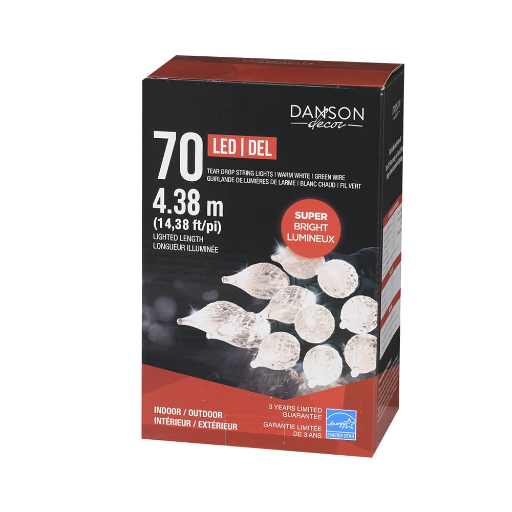 70 LED Lights Set Warm White