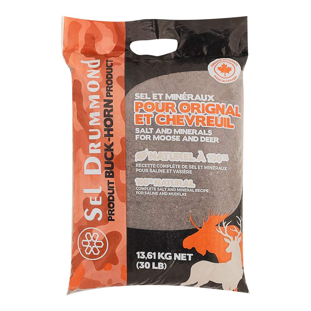 Sel et minéraux pour orignal et chevreuil 13,61 kg