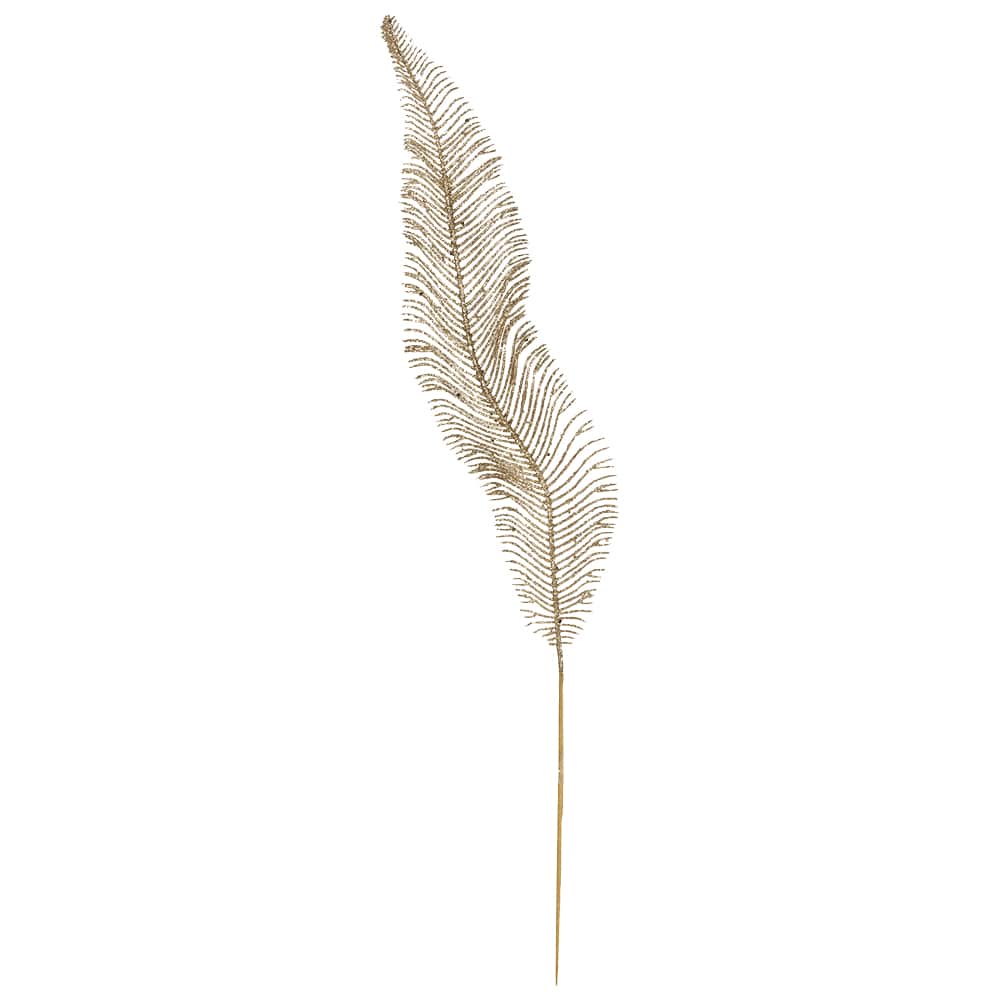 Pic décoratif feuille or 27 po