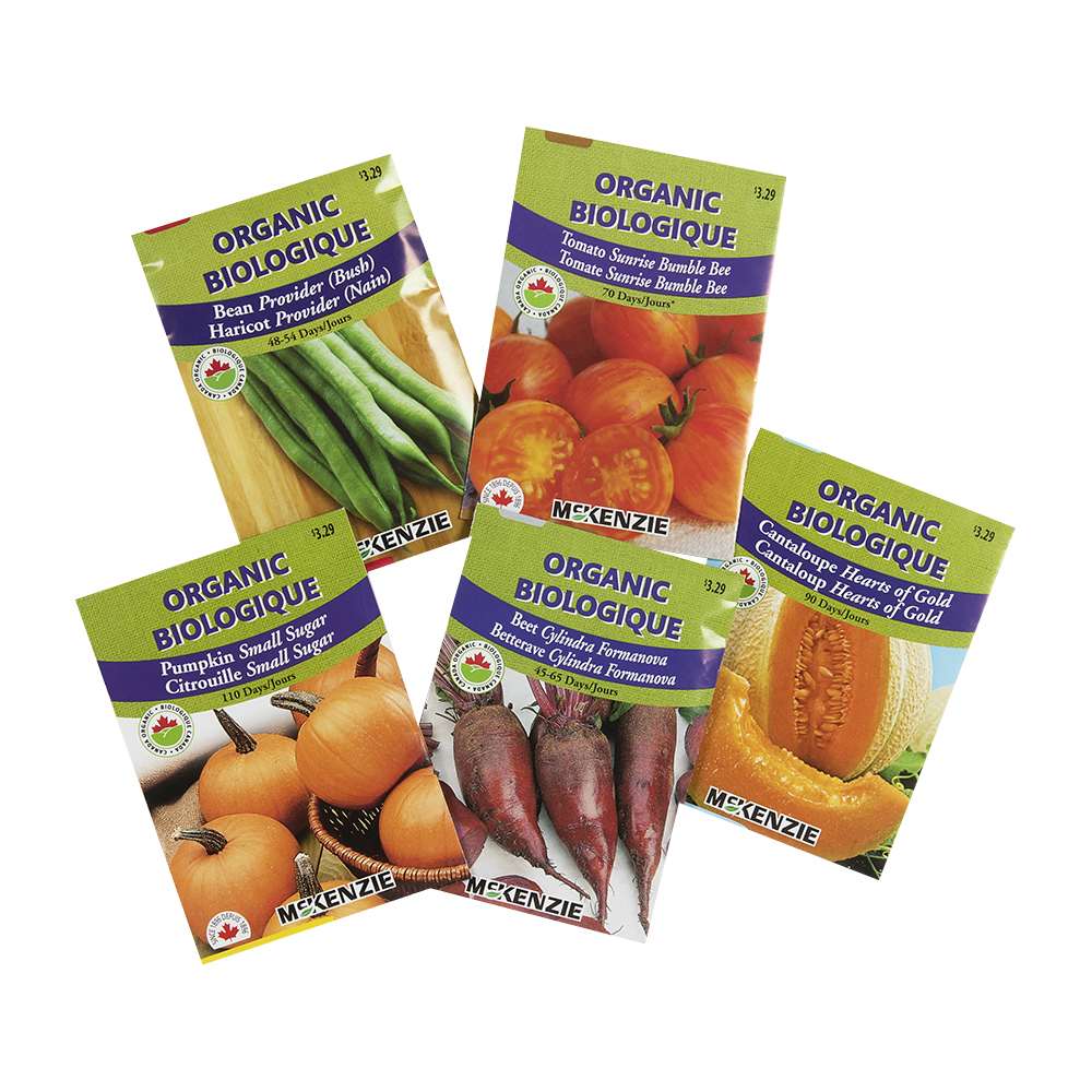 Organic McKenzie Assorted Seeds VEGETABLE, FRUITS and HERBS