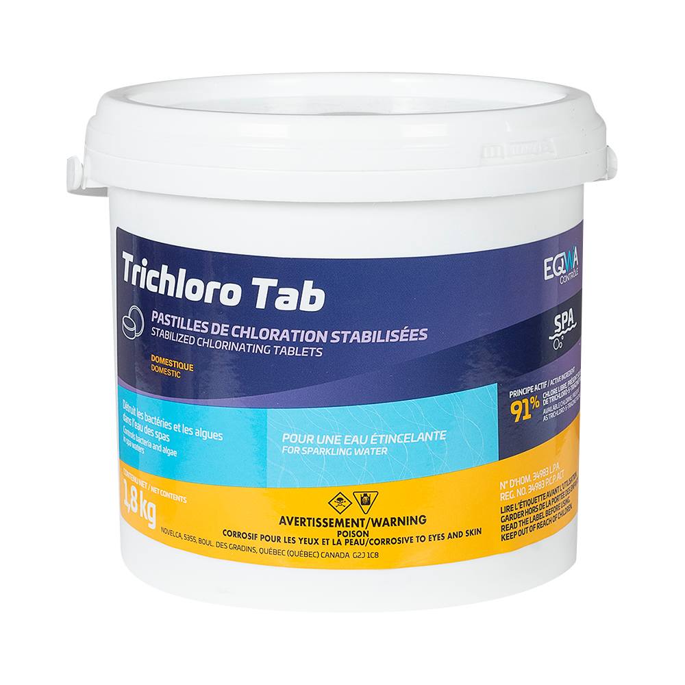 Pastilles de chloration pour spas 1,8 kg