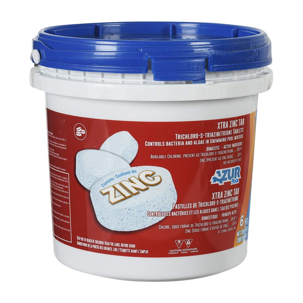 Pastilles de chlore avec zinc 6 kg