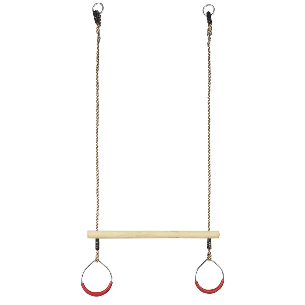 Trapèze et anneaux de gymnastique