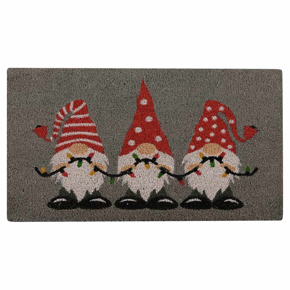 VERTUO Gnomes Coco Exterior Mat 30 in x 20 in