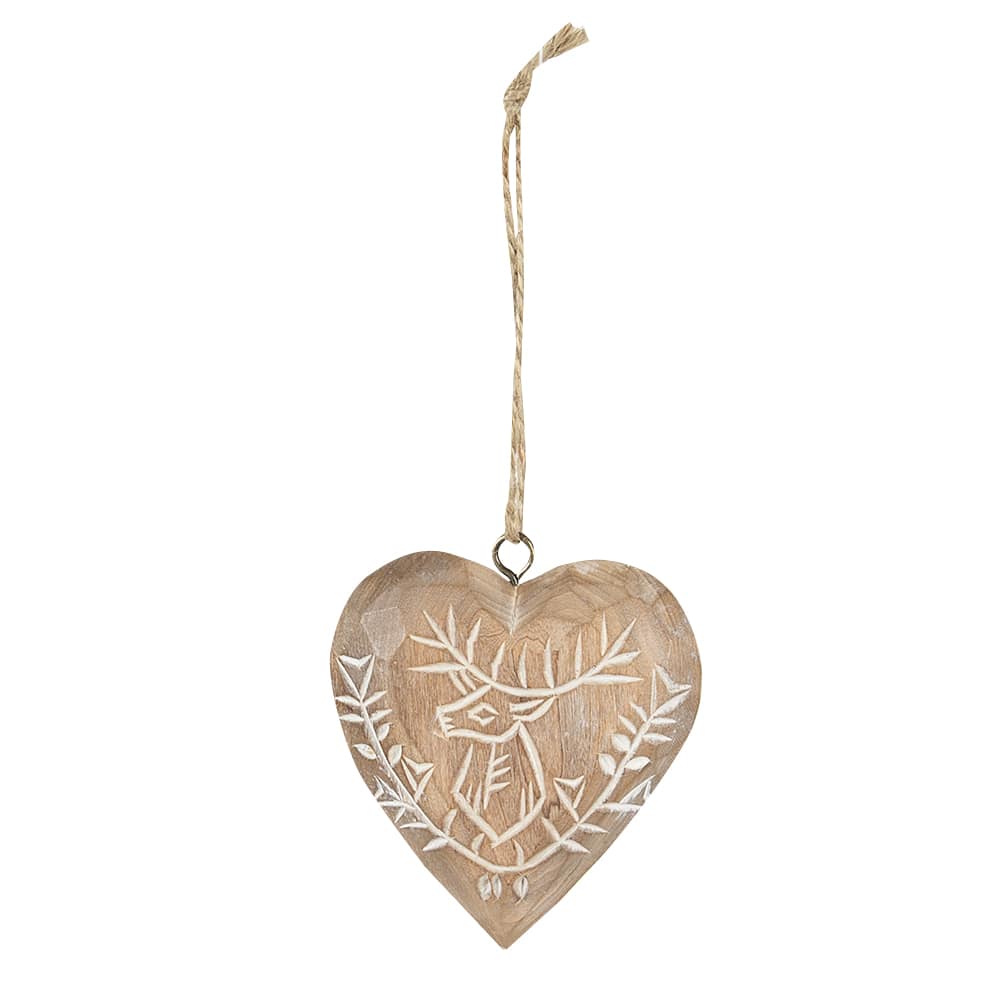 Ornement cœur 2 3/4 po