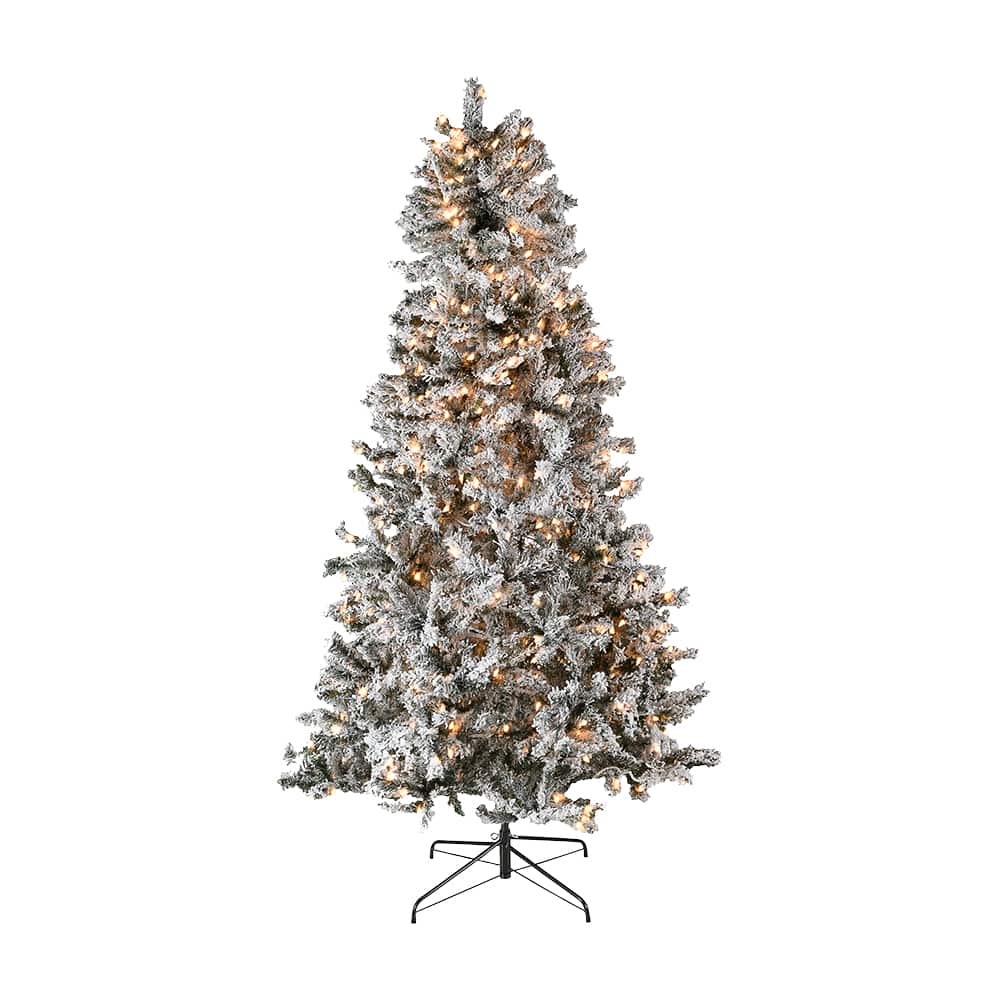 Whistler Pre-Lit and Snow-Flocked Christmas Tree 7 ft. 5 in.