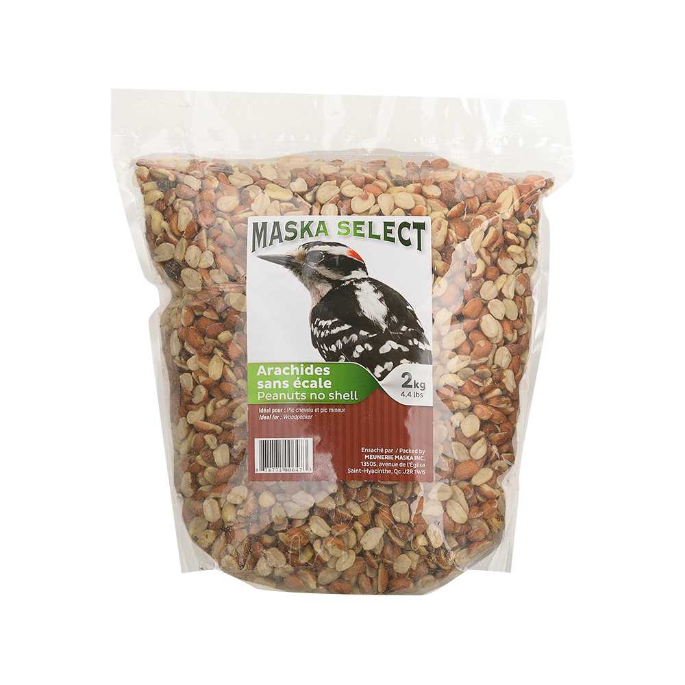Arachides écalées pour oiseaux 2 kg