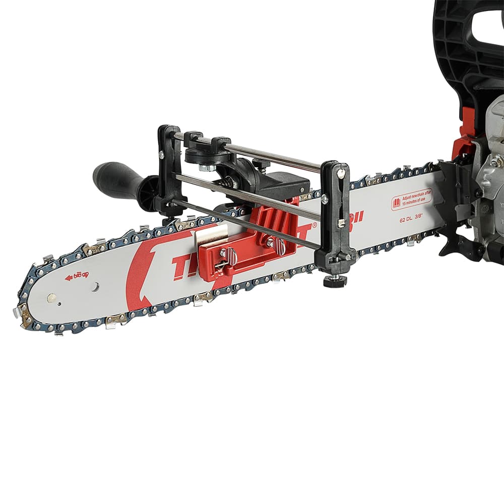 Guide d'affutage professionnel pour scie à chaîne