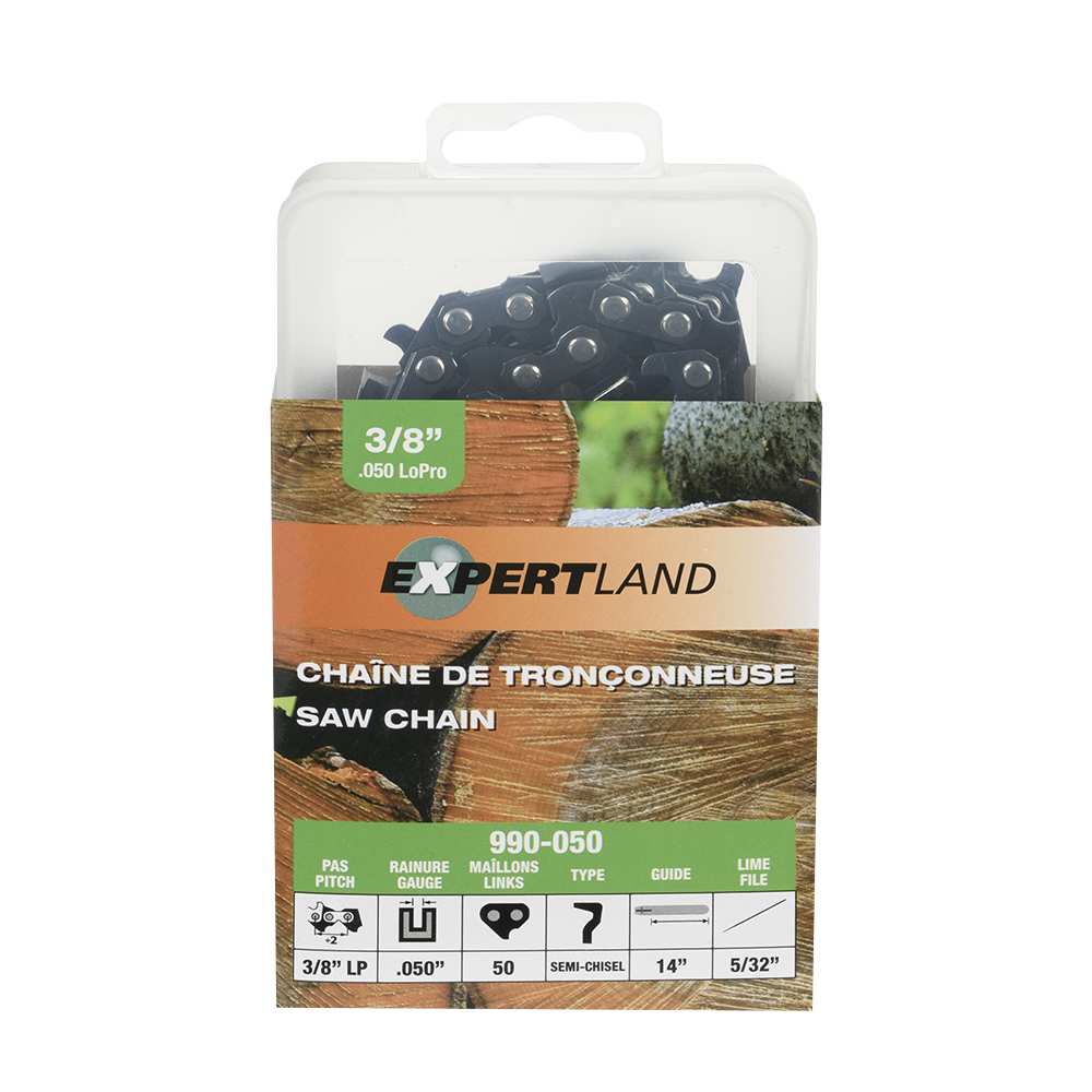 Chaîne de remplacement pour scie 14 po, 3/8 po LP, 0,050 po, 50 maillons