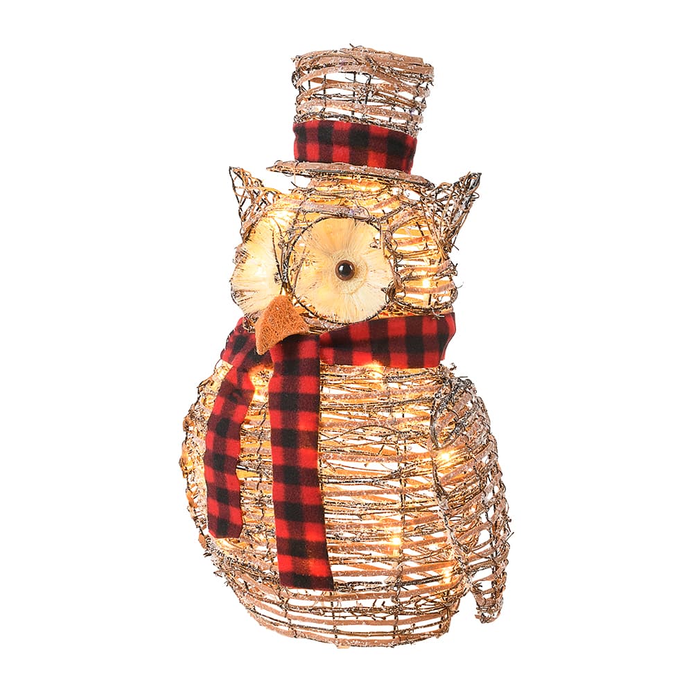 Hibou illuminé buffalo 21 5/8 po