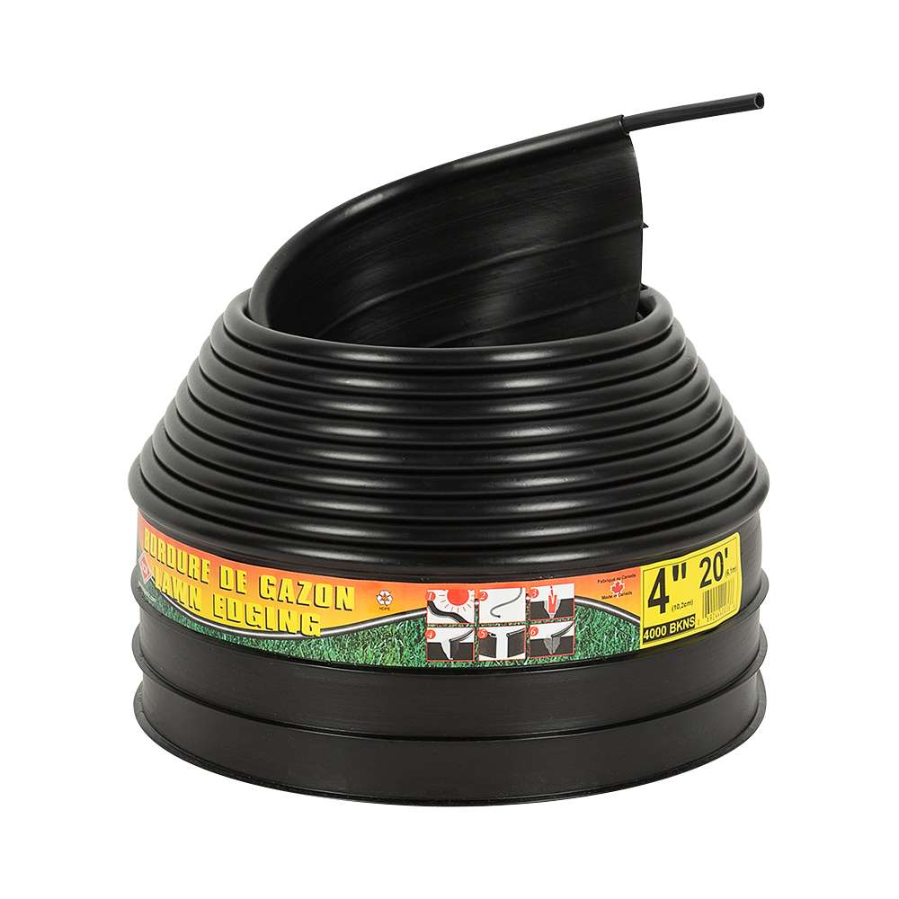 Bordure pour pelouse 4 po x 20 pi