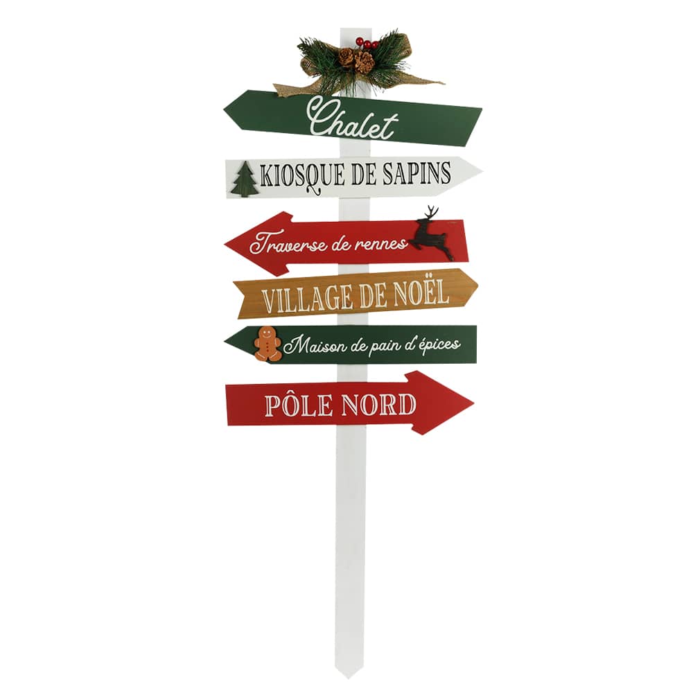 Ornement sur piquet Pôle Nord