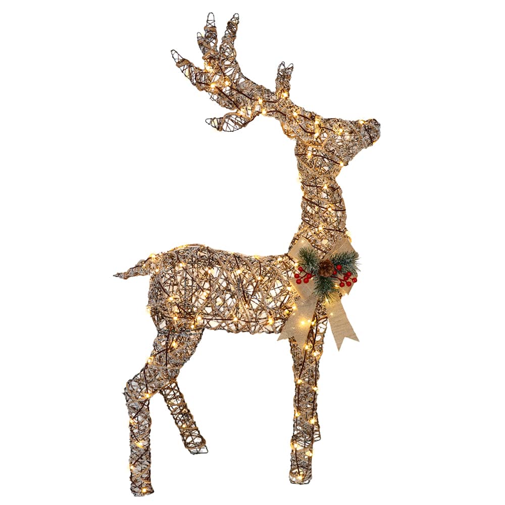 Renne illuminé 51 1/8 po