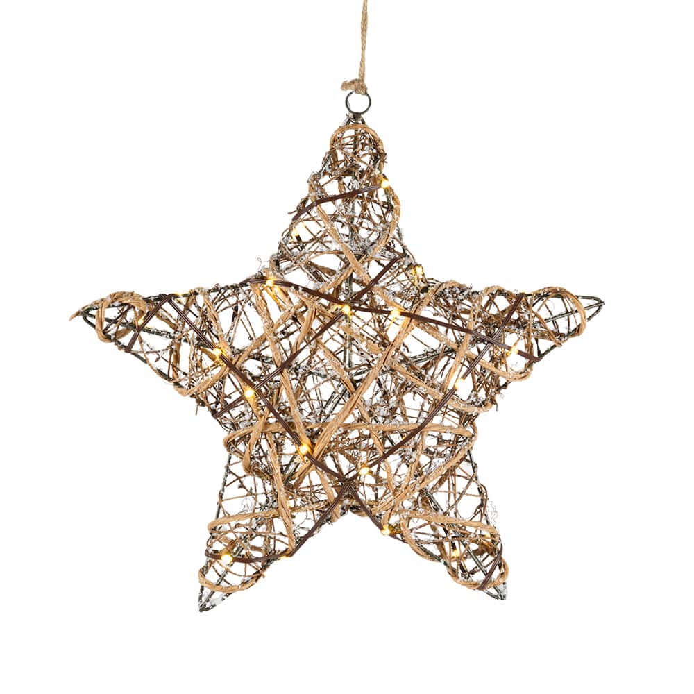 Étoile illuminée à suspendre 15 3/4 po