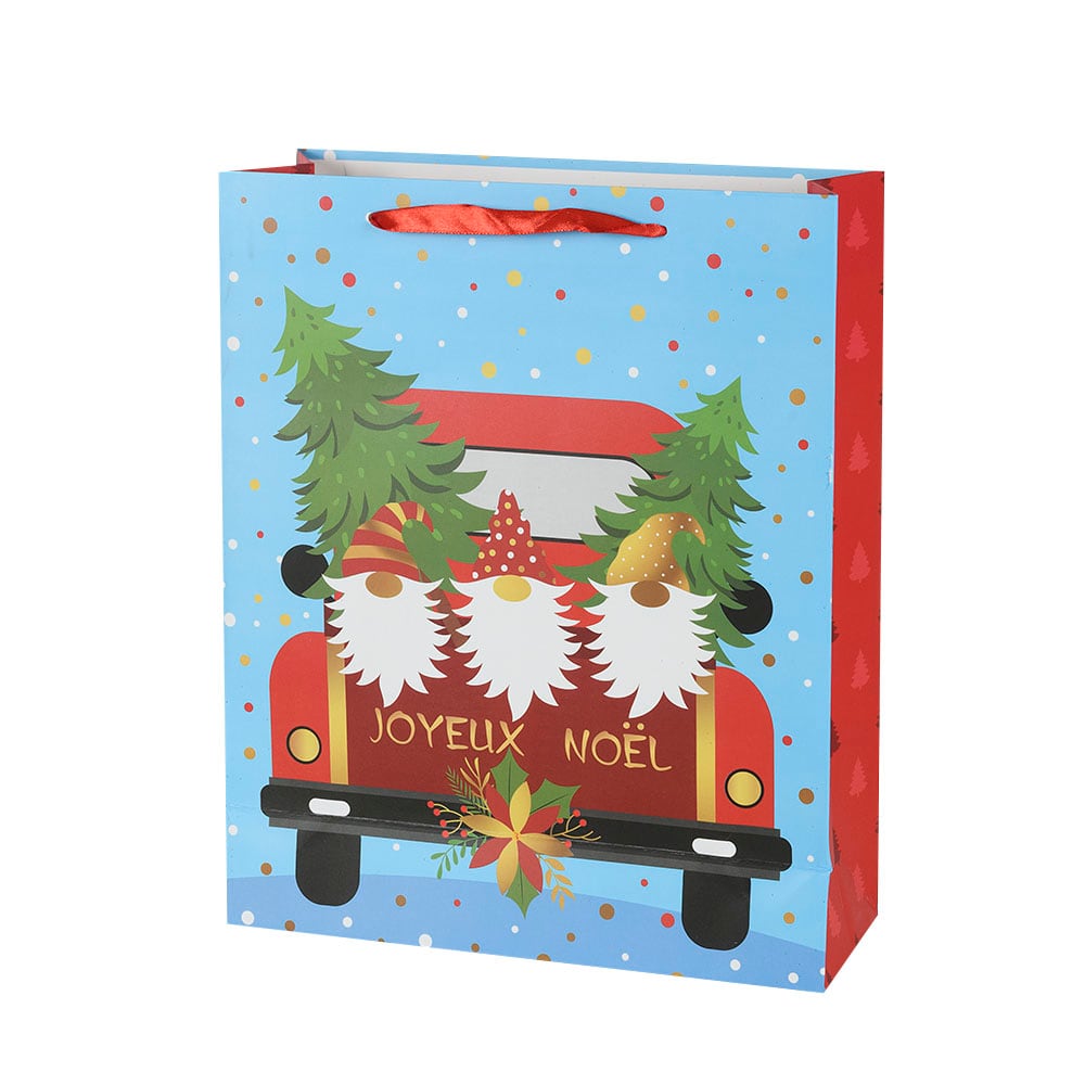 Sac cadeau de Noël moyen