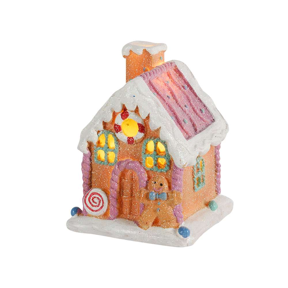 Maison pain d'épices illuminée VERTUO