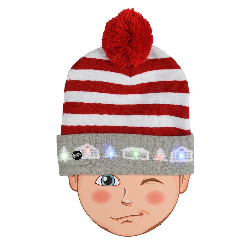 Tuque de Noël lumineuse
