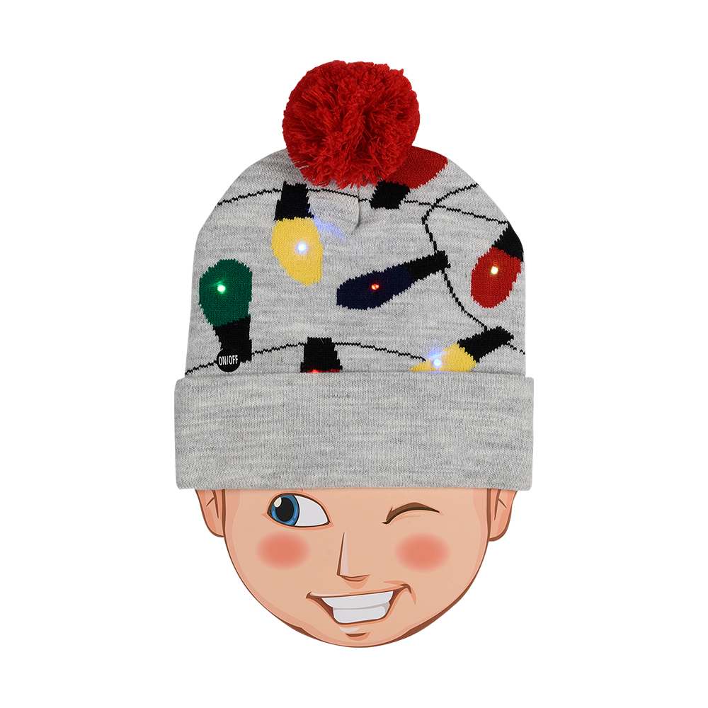 Tuque de Noël lumineuse