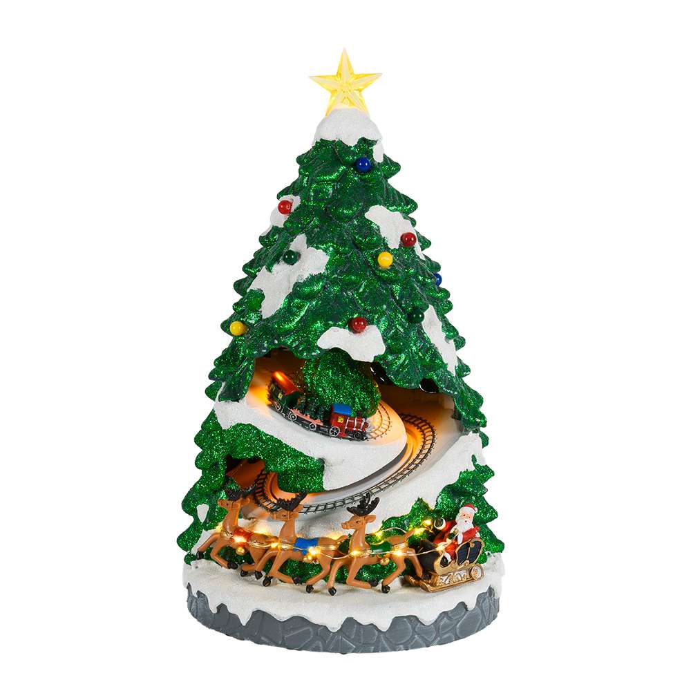 Arbre de Noël musical illuminé