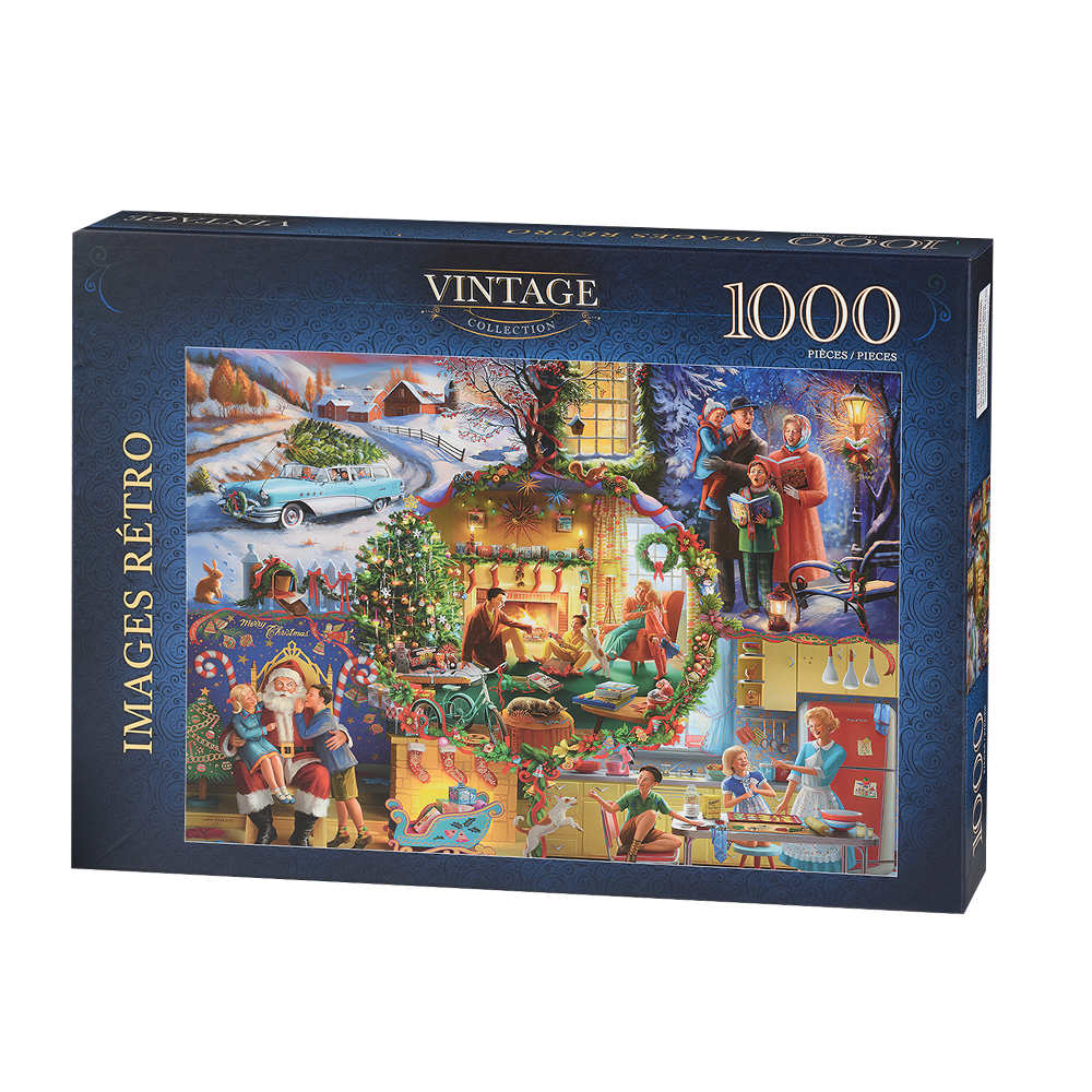 Casse-tête image rétro 1 000 morceaux